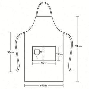 High Quality <b>Waterproof</b> Hotel Restaurant Waiter Uniform Custom Logo Kitchen <b>Apron</b> - Product Image 2