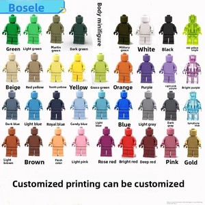 Bộ đồ chơi lắp ghép mini bằng nhựa, mô hình nhân vật tùy chỉnh, đồ chơi mô hình nhân vật nhỏ, bộ đồ chơi lắp ghép mini - Product Image 3