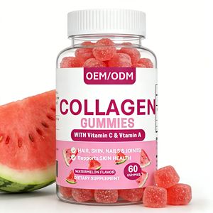 Gomitas de Colágeno OEM 60 Unidades |   Suplemento Dietético para Adultos con Vitamina C y Sabor a Sandía para Cabello, Piel, Uñas y Articulaciones, Mejora la Densidad Ósea - Product Image 6