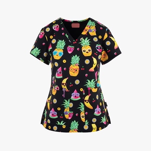 Divisa Medica Personalizzata da Donna: Casacca Stampata per Infermiere e Set Uniforme Medica - Product Image 5