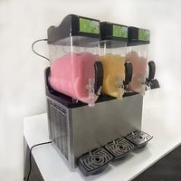 Distributeur de boissons gazeuses et froides à double cylindre commercial Distributeur de jus de fruits à 3 réservoirs
