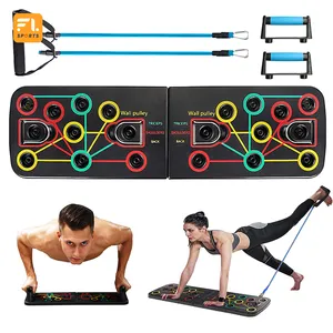 Strength Training Foldable Push Up Bar Multi-Functional Pushup Board for Workout Equipment
