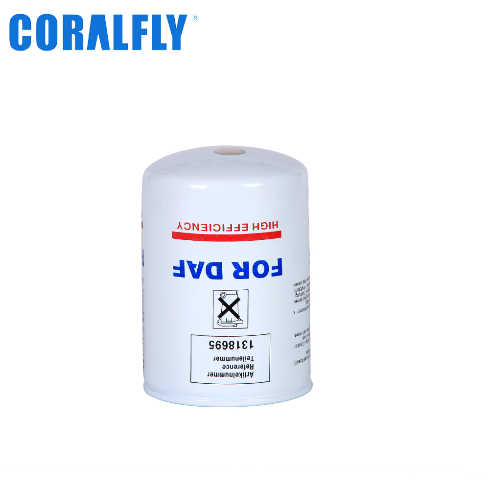 Топливный фильтр для грузовиков Coralfly, масляный фильтр для двигателей P550494 BF7664 1318695 FF5298 для DAF