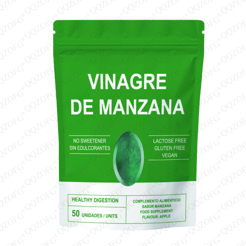 VINAGREDE MANZANA без подсластителя SIN EDULCORANTES Лактоза и безглютеновое веганское здоровое пищеварение 50 единиц UNIDADES I