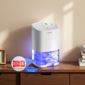 <span class=keywords><strong>Mini</strong></span> Deshumidificador Portátil Transfronterizo, Absorbedor de Humedad para Armarios Pequeños, Capacidad de 1000ML, Apagado Automático, Silencioso (30dB), Luz de 7 Colores - Product Image 1
