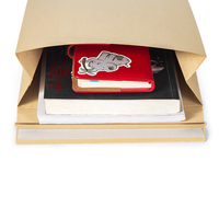 100% enveloppe ondulée rigide biodégradable et compostable avec sacs postaux intérieurs et extérieurs en papier kraft et en papier de surf