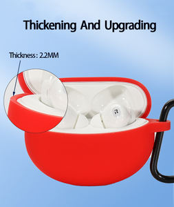 Coque d'écouteur en silicone avec logo personnalisé pour OPPO <span class=keywords><strong>Enco</strong></span> <span class=keywords><strong>Air</strong></span> <span class=keywords><strong>2</strong></span> Pro, vente en gros - Product Image 2