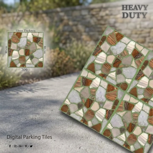 Carreaux de sol extérieurs en porcelaine rectifiée Vistaar, gaufrés, pleine masse, 400x400mm, robustes, rustiques, antidérapants - Product Image 3