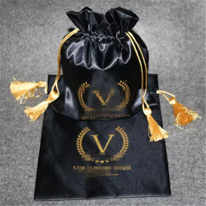 Bolsa de Satén de Lujo con Cordón, Mini Bolsa de Satén Suave, Recuerdos de Boda y Regalos para Damas de Honor, Empaque Boutique - Product Image 3