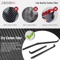 Bande de garniture inférieure de l'aérateur du tableau de bord en fibre de carbone sèche pour Corvette C8 ZR1 Z06 E-Ray Stingray 2020-2025 Accessoires intérieurs 3 pièces