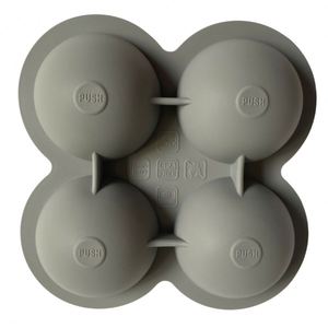 Moule à glaçons en silicone 4 cavités sans BPA, antiadhésif, empilable, démoulage facile, glaçons parfaits, service OEM/ODM pour whisky et cocktails - Product Image 4