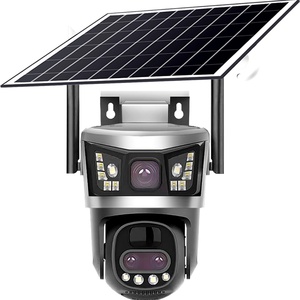 V380Pro 12MP 10X Zoom 4G Sim Three Lens Solar Camera Outdoor IP PTZ AI Tracking CCTV Ultra Long Battery Standby <b>Security</b> Cameras - Product Image 1