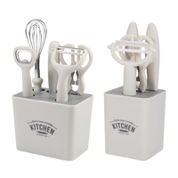 Fabriek Nieuwe Aankomst Keuken Accessoires Food Home Tools 5 6 Stuks Gadget Tools Sets Met Plastic Houder