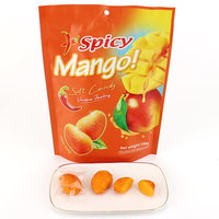 Permen Gummy Rasa Mangga Pedas Bentuk Buah 3D Berlapis Cabai
