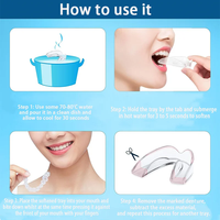 Gouttières dentaires thermoplastiques invisibles en EVA de haute qualité, anti-bruxisme, pour réparation orthodontique et blanchiment des dents