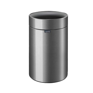 Upella Stainless Steel 9 L Round Gold Trash Can Hotel <strong>Bedroom</strong> Open Top <strong>Bin</strong> - Product Image 4