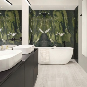 Di lusso Avocatus marmo verde mobili <span class=keywords><strong>tavolino</strong></span> da caffè per sala da pranzo Villa all'aperto per bagno e cucina isola controsoffitti - Product Image 4