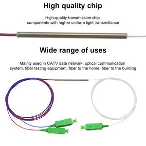 ตัวแยกสัญญาณไฟเบอร์ออปติก RG Factory FTTH 1*2 Mini PLC พร้อมหัวต่อ SC UPC/APC รองรับระบบเครือข่ายใยแก้วนำแสงแบบ POE - Product Image 4