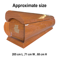 Cercueils en bois écologiques Qianrui, style européen, cercueil pour adultes, vente en gros, cercueil en bois de qualité supérieure pour enterrement funéraire