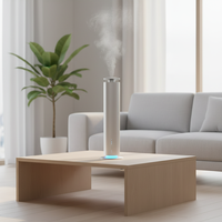 Diffuseur d'arômes silencieux alimenté par USB avec lumière LED colorée réglable pour la maison, le bureau, le yoga et la relaxation spa