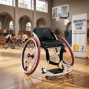 Silla de Ruedas Deportiva Manual Ligera para Baloncesto, Todoterreno, la Más Vendida, Equipo de Rehabilitación, <span class=keywords><strong>China</strong></span> - Product Image 2