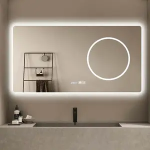 Лаборатории тестирования электроприборов, США (ETL) светодиодное зеркало дизайнера зеркала для ванной Отелу ванного комнаты, освещенной стеклянное зеркало из водонепроницаемого материала