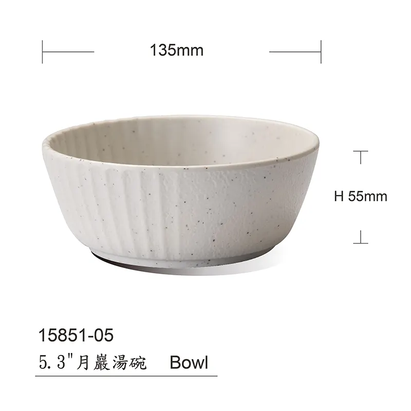 Tigela de melamina japonesa para arroz, tigela de melamina estilo atacado de fábrica