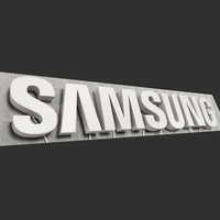 Enseignes LED électroniques de haute qualité en gros, lettres lumineuses frontales en ABS pour vitrines de marques Samsung, publicité de logos, hôpitaux
