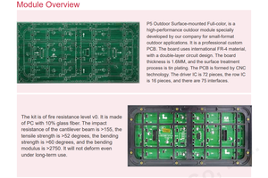 โมดูลจอแสดงผล LED กลางแจ้ง P5 ขนาด 320x160 มม. ความสว่าง 5000cd พร้อมการรับประกัน 2 ปี - Product Image 5