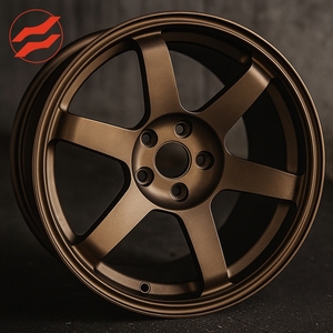 Jantes en aluminium forgées sur mesure SW Te37 pour voitures JDM Toyota Supra Nissan 370Z 350Z Honda Subaru WRX Mazda RX-7 BMW M3 E46 Audi - Product Image 3