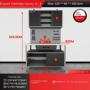 Gabinete de herramientas de taller de reparación de automóviles multifuncional OBM personalizable, estación de trabajo de cajón de acero de hierro, soporte OEM, carro de herramientas automático - Product Image 6