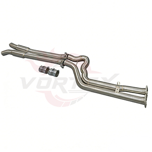 Vortex ท่อกลางความยาวเท่ากันสำหรับ X3M BMW X4M F97 F98 3.0T 2019-2023 2.76 "ท่อไอเสีย - Product Image 2