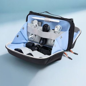 Large Capacity Casual Travel Backpack Multi Functional Storage Bag Unisex Crossbody Bag Solid Color Detachable Strap - Product Image 4