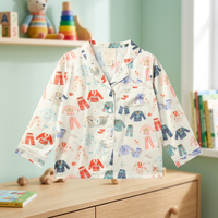 Ensemble de pyjamas longs pour filles à séchage rapide et respirant, col en V, vêtements de nuit en polyester personnalisés avec ceinture élastique pour toutes les saisons