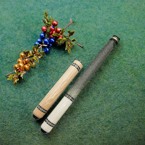 Queue de billard en érable, 2 pièces, joint central, pointe de 12,5 mm, poignée en cuir pour le billard - Product Image 3