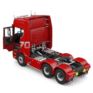 SJY-K5802 1/14 <b>Tractor</b> 6x6 Metal <b>RC</b> Truck 2-Speed Sound Light System Open Door Expert 50m Range USB Cable 4-Channel Toy Model - Product Image 3