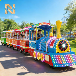 Proveedor Principal <span class=keywords><strong>de</strong></span> Tren Eléctrico sin Rieles <span class=keywords><strong>de</strong></span> 24 Plazas, Tren Eléctrico Pequeño sin Rieles <span class=keywords><strong>de</strong></span> 3kW para Parques <span class=keywords><strong>de</strong></span> Atracciones Turísticos, Certificado CE - Product Image 1