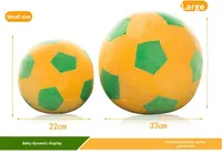 Faible MOQ, Coussins décoratifs personnalisés, Jouets en peluche en forme de ballon de football, Cadeaux amusants avec rembourrage en coton PP, Ballons de sport d'extérieur, Poupées de football
