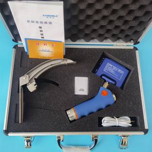 Ensemble de vente chaude pour laryngoscope vidéo portable d'<span class=keywords><strong>urgence</strong></span> Laryngoscope vidéo réutilisable - Product Image 5