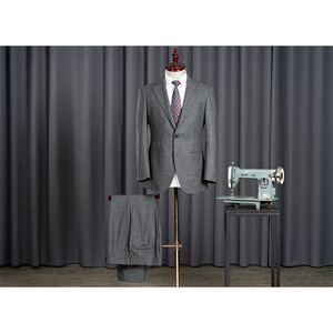 YY039 YZ039 set completo monopetto professionale da uomo abbigliamento da sposa tinta unita per la chiusura dei pantaloni mosca con cerniera degli sposi taglie forti - Product Image 2