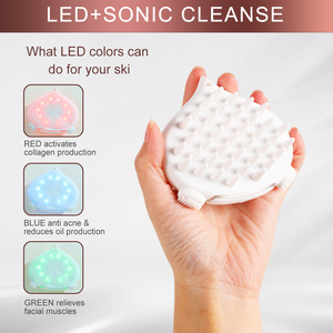 Cepillo de champú de silicona para el cabello, nuevo producto para el hogar, exfoliante, dispositivo de ducha, <span class=keywords><strong>2023</strong></span> - Product Image 4