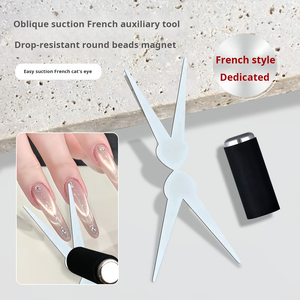 Outil de Nail Art pour Gel Oeil de Chat Français, Bâtonnet Magnétique Cylindrique Épaissi pour Vernis Gel UV Magnétique Effet Oeil de Chat, Manucure Professionnelle en Salon - Product Image 6