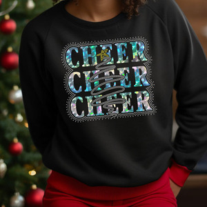 Bling hologramme vinyle transfert fer sur stocké Cheer strass transfert pierres dispersées pour la vente en gros - Product Image 4