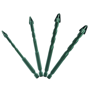 <span class=keywords><strong>Foret</strong></span> à <span class=keywords><strong>verre</strong></span> en carbure de titane vert avec queue hexagonale excentrique et pointe en carbure, avec cannelure, pour <span class=keywords><strong>verre</strong></span>, céramique et carrelage en porcelaine - Product Image 2
