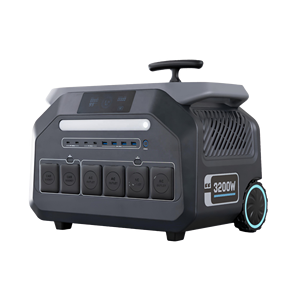 Estación de Carga Portátil 25dB 2048Wh 3200W 4 en 1 con <span class=keywords><strong>Cable</strong></span>, Linterna LED y Panel Solar para RV, Viajes en Auto, Camping, 16 Dispositivos - Product Image 4