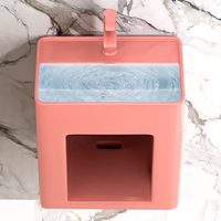Lavabo mural en céramique couleur naturelle, avec support intégré pour shampoing et robinet, pour lavabo de salle de bain