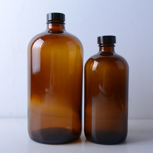 ขวดแก้วกลมบอสตันพร้อมฝาปิดที่เห็นได้ชัด - Product Image 5