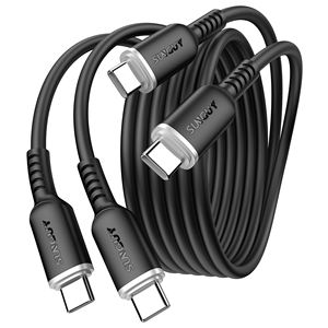 Cable USB Tipo-C Personalizado al por Mayor de Fábrica, 100W 5A, Carga Rápida, Ecológico, de Silicona, para Uso en Automóviles - Product Image 4