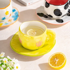 MSH Tasse en céramique mignonne peinte à la main Ménage Girly Heart <span class=keywords><strong>Cup</strong></span> - Product Image 3