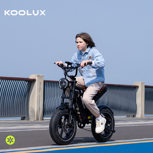 KOOLUX X9 16" Fat Tire Bike for Teens 250W E-bike 48V 13Ah Lithium <b>Battery</b> 60-80KM Range Front & Rear Disc X9 MINI Ultra-Long Ra - Product Image 2